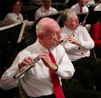 Image of flute section of New Horizons Band